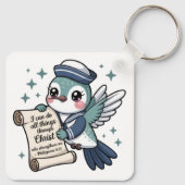 Filippenzen 4:13 Zeeman Hummingbird Sleutelhanger (Achterkant)