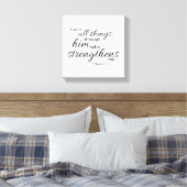 Filippenzen 4:13 zwart-wit canvasprint canvas afdruk (Insitu (Slaapkamer))