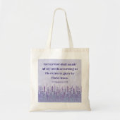 Filippenzen 4:19 Bijbelvers Mijn God zal voorzien Tote Bag (Voorkant)