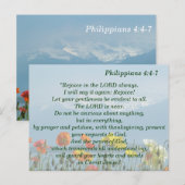 Filippenzen 4:4-7 Wees niet angstig Briefkaart (Voorkant / Achterkant)