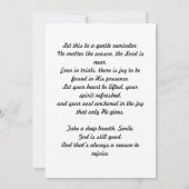 Filippenzen 4:4 Aanmoediging Kaart (Achterkant)