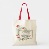 Filippenzen 4:6-7 Bid Meer Zorgen Minder Bijbelver Tote Bag (Achterkant)
