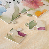 Filippenzen 4:6-7 Bijbeltekst in waterverf Legpuzzel (Zijkant)