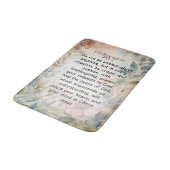 Filippenzen 4:6-7 Christelijk Bijbelvers Waterverf Badmat (Gekanteld)