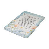 Filippenzen 4:6-7 Christelijk Bijbelvers Waterverf Badmat (Gekanteld)