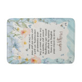 Filippenzen 4:6-7 Christelijk Bijbelvers Waterverf Badmat (Voorkant)