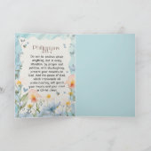 Filippenzen 4:6-7 Christelijk Bijbelvers Waterverf Kaart (Binnen)