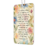 Filippenzen 4:6-7 Christelijk Bijbelvers Waterverf Luchtverfrisser (Links)