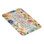 Filippenzen 4:6-7 Christelijk Bijbelvers Waterverf Magneet (Rechterzijde)