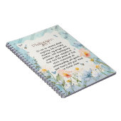 Filippenzen 4:6-7 Christelijk Bijbelvers Waterverf Notitieboek (Rechterzijde)