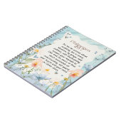 Filippenzen 4:6-7 Christelijk Bijbelvers Waterverf Notitieboek (Linkerzijde)