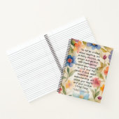 Filippenzen 4:6-7 Christelijk Bijbelvers Waterverf Notitieboek (Binnen)