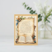 Filippenzen 4:6-7 Christelijke Bijbeltekst Briefkaart (Staand voorkant)