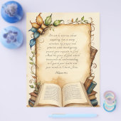 Filippenzen 4:6-7 Christelijke Bijbeltekst Flyer (Enkel)