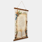 Filippenzen 4:6-7 Christelijke Bijbeltekst Hangend Wandkleed (Gebogen)