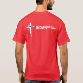 Filippenzen 4:6 Angst is niets T-shirt (Achterkant)