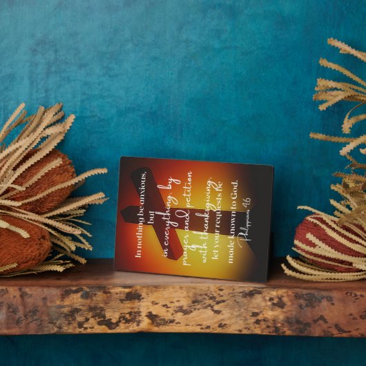 Filippenzen 4:6 fotoplaat (Zijkant)