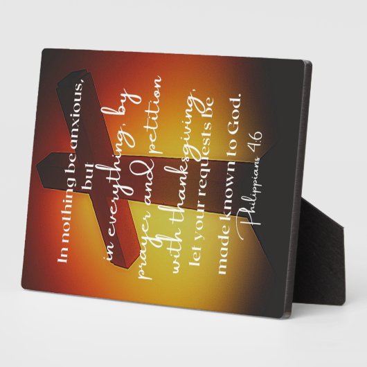 Filippenzen 4:6 fotoplaat (Zijkant)