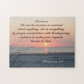 Filippenzen 4:6 Wees niet bezorgd of bezorgd over Legpuzzel (Horizontaal)