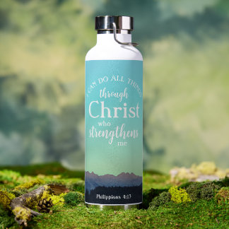 Filippenzen 4:7 | Gepersonaliseerde moderne berg Waterfles