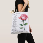 Filippenzen 4:8 Alles wat edele bloem is Tote Bag (Dichtbij)