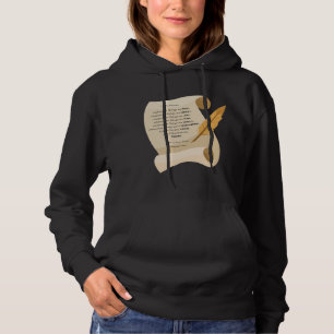 Filippenzen 4:8 KJV Bijbel Quote Scroll Vrouwen Hoodie