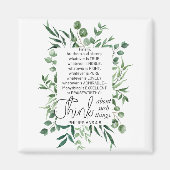 Filippenzen 4:8 Wat edele eucalyptus is Magneet (Voorkant)