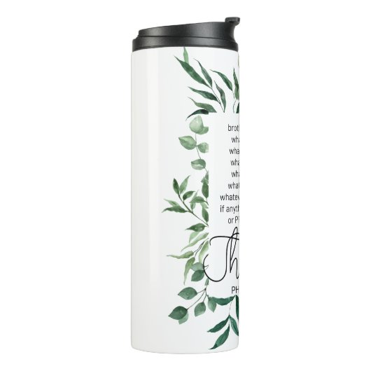 Filippenzen 4:8 Wat edele eucalyptus is Thermosbeker (Gedraaid links)