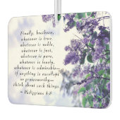 Filippenzen 4:8 Wat is Pure Bijbel Verse Luchtverfrisser (Links)