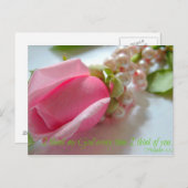 Filippenzen Bijbelvers Ik dank mijn God elke keer Briefkaart (Voorkant / Achterkant)