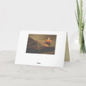 Filippijnen 1:2-3 Grace en vrede voor jou, zonsond Kaart (Achterkant)