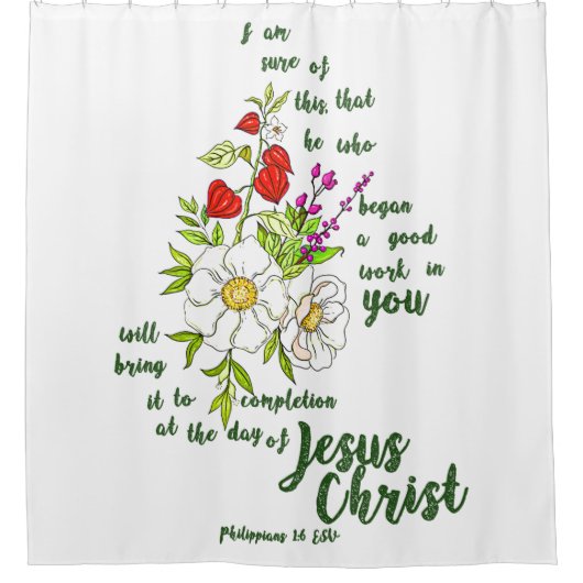 Filippijnen 1:6 douchegordijn (Voorkant)