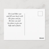 Filippijnen 1:6 GOD, die goed werk hebben verricht Briefkaart (Achterkant)