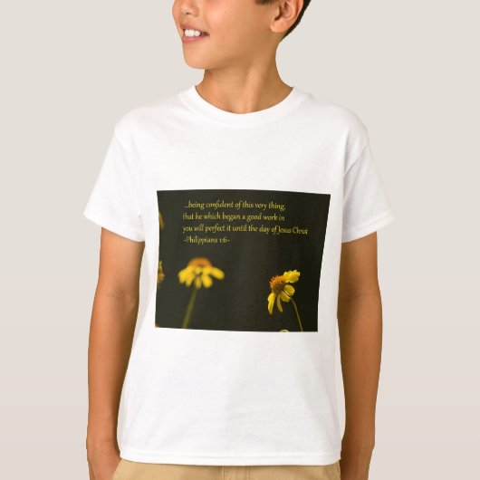 Filippijnen 1:6 t-shirt (Voorkant)