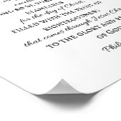 Filippijnen 1:9-11 Manuscript Poster (Hoek)