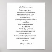 Filippijnen 1:9-11 Manuscript Poster (Voorkant)