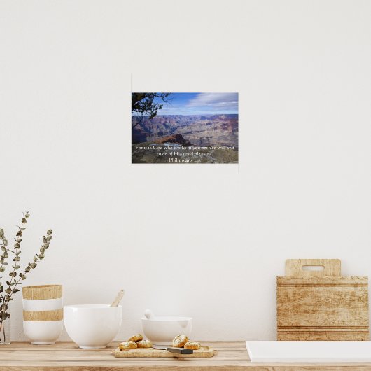 Filippijnen 2:13 poster (Keuken)