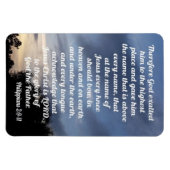 Filippijnen 2:9-11 magneet (Horizontaal)