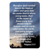 Filippijnen 2:9-11 magneet (Verticaal)