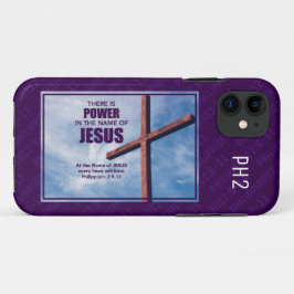 Filippijnen 2:9-11 | NAAM Christelijk kruis JESUS Case-Mate iPhone Case