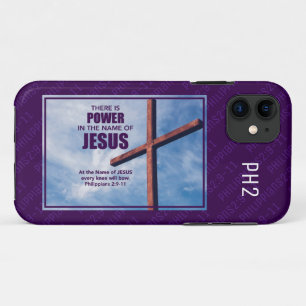 Filippijnen 2:9-11   NAAM Christelijk kruis JESUS Case-Mate iPhone Case