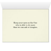 Filippijnen 3:13-14 Het vergeten van de vorige Kaa (Binenzijde Horizontaal (Onderkant))