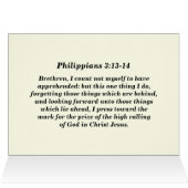 Filippijnen 3:13-14 Het vergeten van de vorige Kaa (Binnen Horizontaal (Boven))