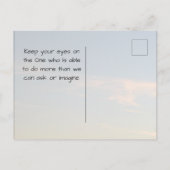 Filippijnen 3:13-14, vergeten het verleden, Paard Briefkaart (Achterkant)