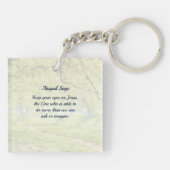 Filippijnen 3:13-14 Verwijzend over het verleden Sleutelhanger (Achterkant)