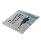 Filippijnen 3:13 vergeten het verleden, Bijbel Tegeltje (Zijkant)