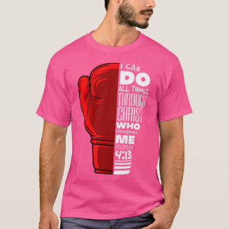 Filippijnen 413 Religieuze boxing Funny Christelij T-shirt