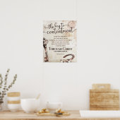 Filippijnen 4:12 Christelijke Typografie Bijbelkun Poster (Keuken)