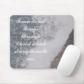 Filippijnen - 4:13 Bijbelverse Majestic Ocean Muismat (Met muis)