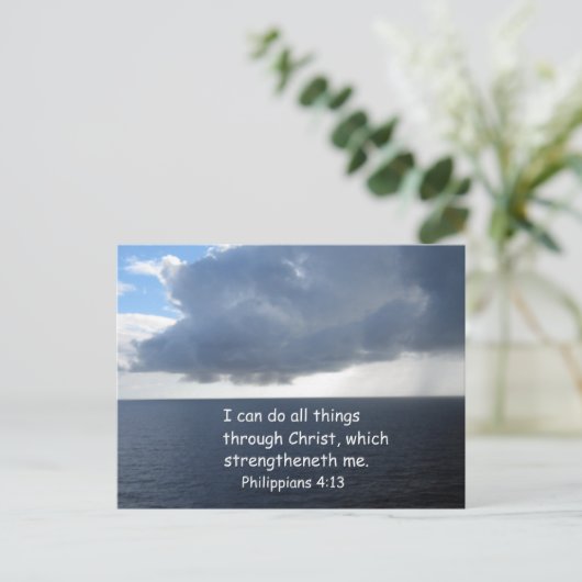 Filippijnen 4:13 briefkaart (Staand voorkant)